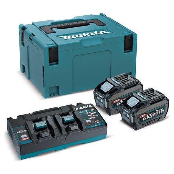 Makita 191U13-9 40V Power Source Kit / Battery & Charger Set with Makpac Case XGT 5.0Ah - KHM Megatools Corp. Makita 191U13-9 40V Power Source Kit / Battery & Charger Set with Makpac Case XGT 5.0Ah - KHM Megatools Corp.